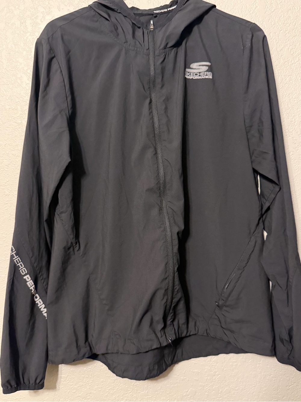 Skechers Black Hooded Jacket